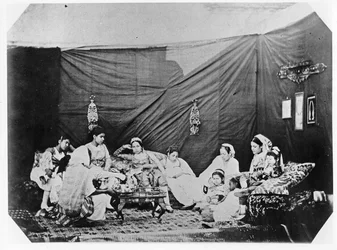 Frauen in Algier, ca. 1860